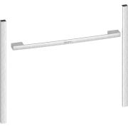 Kit instalare NEFF Flex Design Z9045MY0, Pentru cuptoare compacte, 45cm, Metallic silver