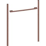 Kit instalare NEFF Flex Design Z9075BY0, 75cm, Pentru instalare seamless a unui cuptor de 60cm cu un sertar (de vidat sau termic) de 14cm, Brushed bronze