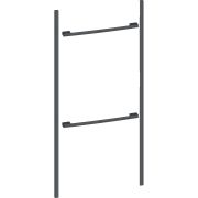 Kit instalare NEFF Flex Z912AAY0, 120cm, Pentru instalare seamless a unui cuptor de 60cm cu un cuptor compact de 45cm și cu un sertar de 14cm, Anthracite grey