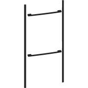 Kit instalare NEFF Flex Design Z912BDY0, 120cm, Pentru instalare seamless a două cuptoare de 60cm, Deep black