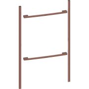 Kit instalare NEFF Flex Design Z990BBY0, 90cm, Pentru instalare seamless a două cuptoare de 45cm, Brushed bronze