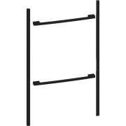 Kit instalare NEFF Flex Design Z990BDY0, 90cm, Pentru instalare seamless a două cuptoare de 45cm, Deep black