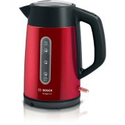 Fierbător de apă BOSCH DesignLine TWK4P434, 2400W, 1.7L, Deep Red Crystal