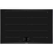 Plită cu inducție BOSCH Seria 8 PXY875KW1E, 80cm, 7400W (17 trepte), Home Connect, PowerBoost, PanBoost, Neagră