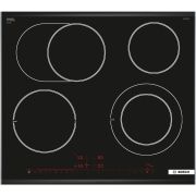Plită radiantă BOSCH Seria 8 PKN675DP1D, 60cm, Neagră