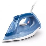 Fier de călcat cu abur Philips Seria 3000 DST3031/20, 2400W, Continuu 40g/min, Jet 180g, Rezervor 300ml, Talpă Ceramică, Oprire automată, C1.9m, G1.27kg, Light Blue