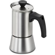 BOSCH Pro Induction Espresso Maker HEZ9ES100 - 17005725, Calitate înaltă, Oțel inoxidabil, 200ml (4 cești), D9cm, H18cm, Greutate 700g, Pentru plite cu inducție BOSCH, Mâner ergonomic și izolație termică