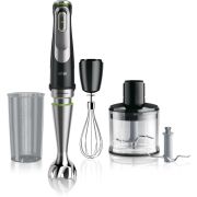 Blender de mână BRAUN MultiQuick 9 MQ9135XI, 1000~1200W (variabilă și Pulse), Lame ActiveBlade, Active PowerDrive, iMode, Advanced SmartSpeed, SplashControl, Cablu 1.2m, Premium Black