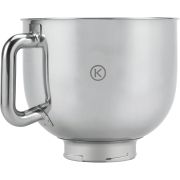 Vas inox KENWOOD Stainless Steel Bowl KXT750SS - AW20011056, Volum 5 litri, Pentru gamele kMix A (revizie)