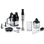 Blender de mână BOSCH Seria 6 ErgoMaster MSM6M8X1, 1200W, Control dinamic al vitezei, Ambreiaj ceramic durabil, Funcție impuls, 500ml, Sistem EasyClick, Culoare: Stainless Steel