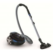 Aspirator cu sac Philips Performer Compact 3000 FC8371/09, Asp uscată, 900W, Sac 3l, Cablu 6m, 78-84dBA, Filtru antialergic, AirflowMax, Cap TriActive, Cap podele dure, Acc spații înguste, 4.2kg, Intense Black