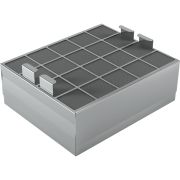 Filtru regenerabil BOSCH Long Life DZZ0XX0P0 - 17000977, Pentru funcționare în regim de recirculare, Durata de viață până la 10 ani, Regenerare la fiecare 4 luni în cuptor, timp de 2 ore la 200°C 